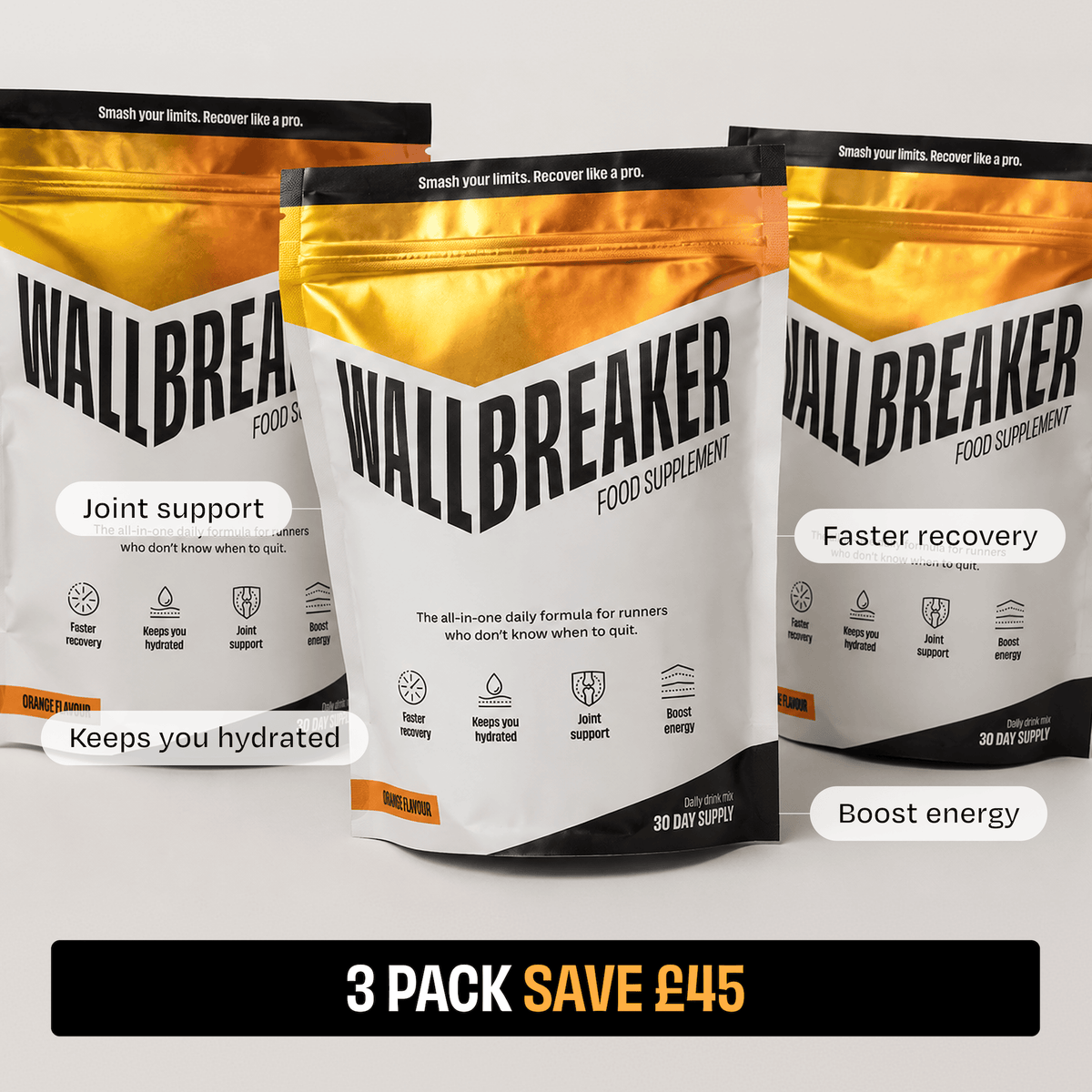 Wallbreaker All-in-One Daily Powder Refill